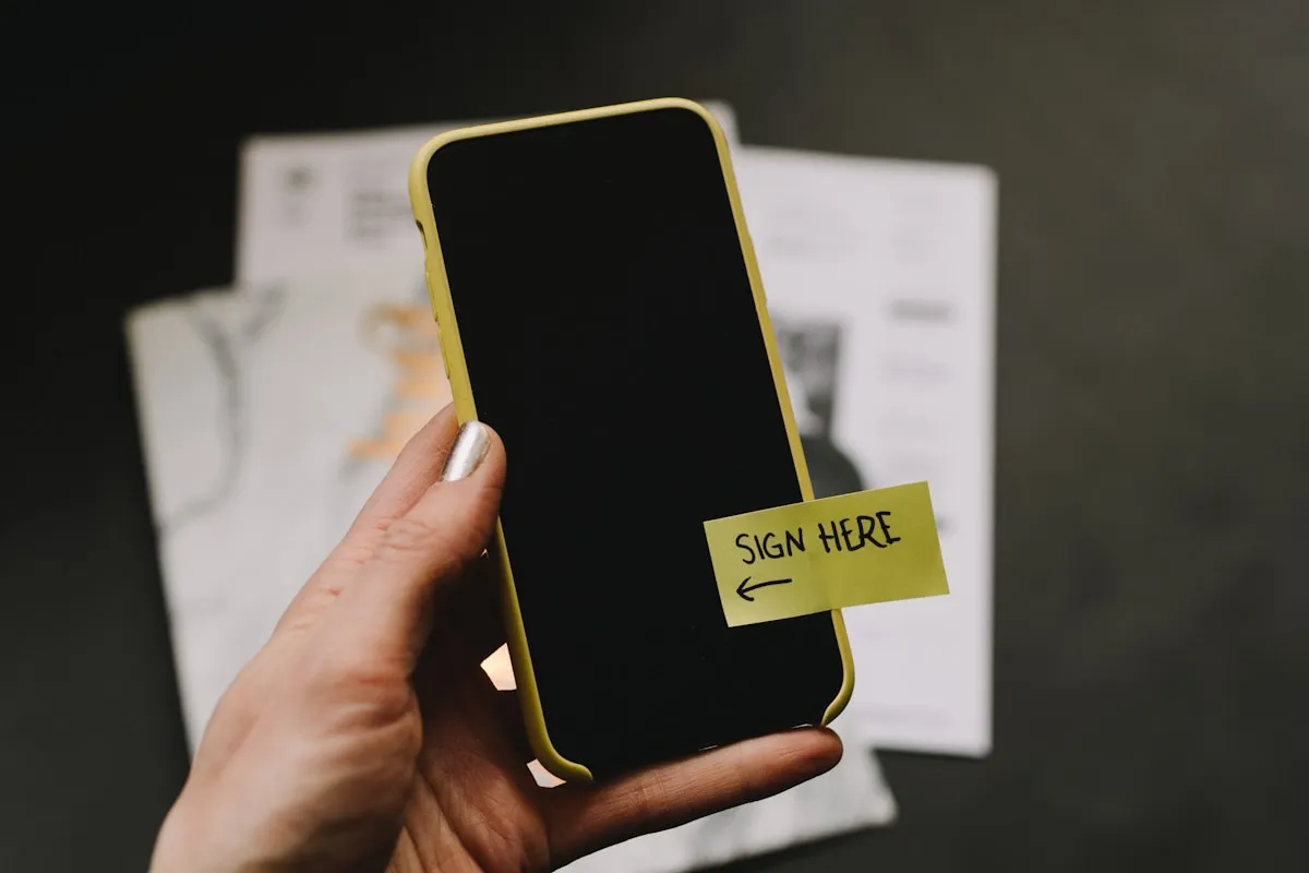 A smartphone displaying data, representing the modern digital tools that transform vulnerable physical collections into properly documented, insurable assets