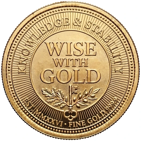 Representative gold-coin emblem standing in for the Perth Mint Lunar Series (Gold)